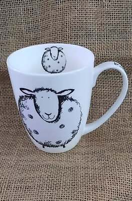 Buy Arthur Wood Mug  Back To Front Animals - Sheep  • 5£