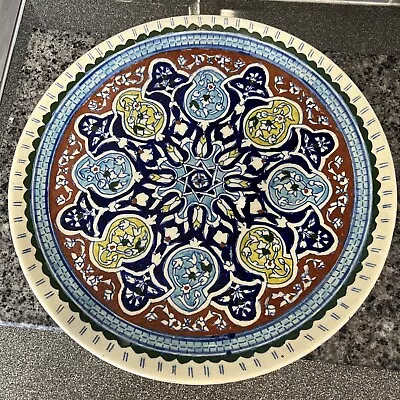 Buy Iznik Charger Plate Turkey Dish Turkish Ceramics Stunning Design 12.5  • 10£