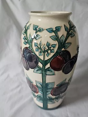 Buy Stunning Moorcroft Large Vase With Original Box, Birds With Plums Design • 300£