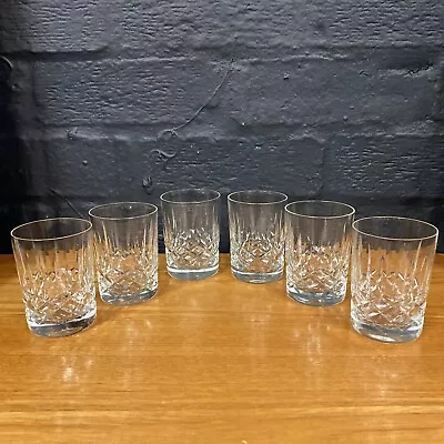 Buy Edinburgh Crystal  Appin  Cut Glass Set Of 6 Whisky Tumblers B207 • 49.99£
