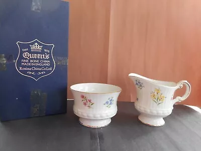 Buy Queen's Fine Bone China Cream And Sugar Set  -  England • 13.99£