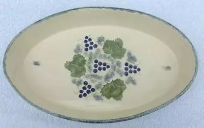 Buy Poole  Vineyard Oval Serving Dish 15.75 X 9.75 Inch  £19.99 (Free Post UK) • 19.99£