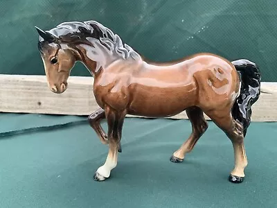 Buy Vintage Rare Retro Original Signed Pottery Uk Beswick Chestnut Horse • 8.99£