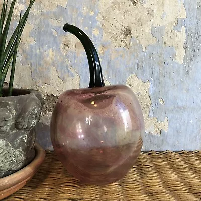 Buy Large Glass Apple Fruit Ornament • 20£