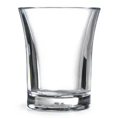 Buy Pack Of 15 Reusable Crystal Polystyrene Plastic Shot Glass Dishwasher Safe 25ML • 6.83£