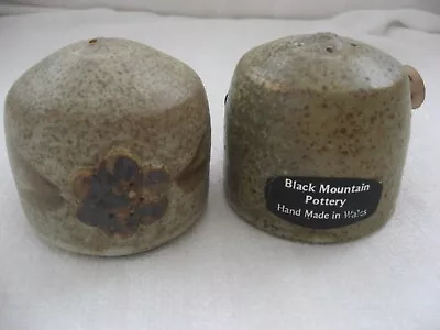 Buy Black Mountain Studio Pottery SALT & PEPPER POTS 🌸 By Pauline Paterson, Wales • 9.99£