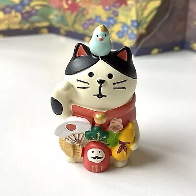 Buy Japanese Style Resin Lucky And Blessing White Cat Ornament萬福貓 • 12.90£