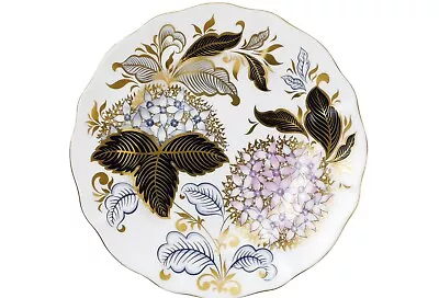 Buy Royal Crown Derby Fine English Bone China MIDWINTER BLUE ACCENT PLATE 21cm • 60£