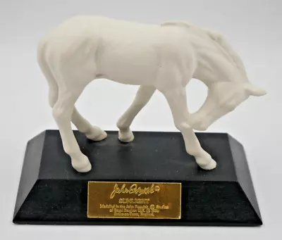 Buy John Beswick Studio White Matte Horse On Plinth Sunlight 1984 Royal Doulton • 18.95£