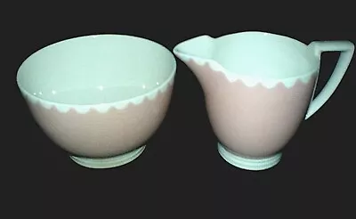 Buy MINTONS SOLANO WARE Pink John Wadsworth Jug & Sugar Bowl Set C1940 ( Will Split • 15.99£