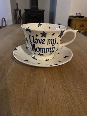 Buy Emma Bridgewater Personalised Cup And Saucer Starry Skies (sadly Crazed ) • 20£