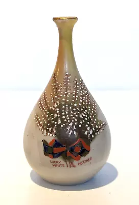 Buy Carlton Ware Lucky White Heather Ceramic Bud / Stem Vase • 2.99£