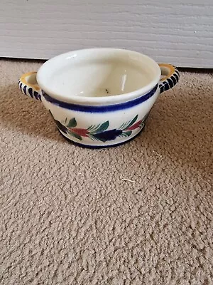 Buy Vintage HB Henroit Quimper Hand Painted Pottery Bowl. • 7£