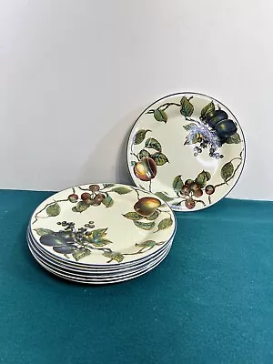 Buy 6x Staffordshire Tableware Autumn Fayre Dinner Plates 26cm, England  • 19.45£