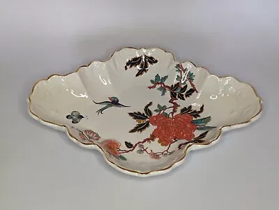 Buy James Kent Eastern Glory Old Foley Dish 27x20cm Vintage Floral Bird Butterfly • 7£