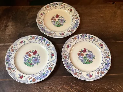 Buy 3 X Antique 1890's Copeland Spode Chinoiserie Design Dinner Plates 10 1/2 Inches • 15£