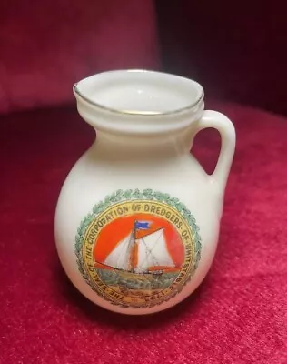 Buy Vintage Arcadian Crested China Souvenir Dredgers Of Whitstable Ancient Urn Sea • 3.99£