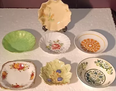 Buy Vintage Collection Of 7 Different  Makes Of Small  Pin Bowls • 4.99£