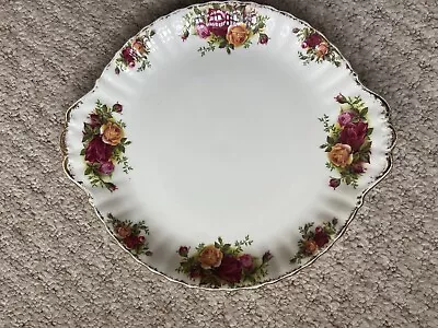 Buy Royal Albert Old Country Roses Cake Plate 10.5” • 9.99£