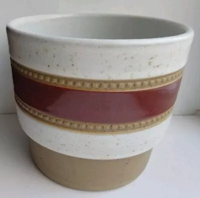 Buy Vintage Denby Pottery Planter Plant Pot Ox Blood Potters Wheel David Yorath VGC • 14.99£