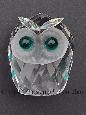 Buy OWL FIGURINE@AUSTRIAN CRYSTAL@WISE OLD BIRD@EYES@UNIQUE BIRD Crystal Gift Figure • 9.99£