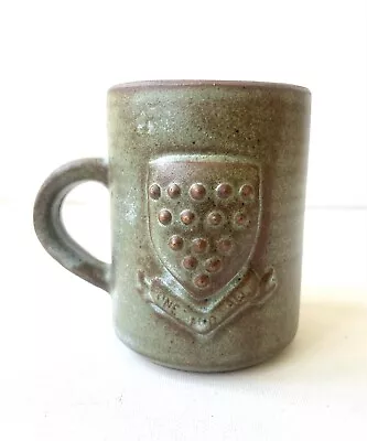 Buy Lovely Cornish Crest & Motto Studio Pottery Mug 275ml In Mint Condition • 10.95£