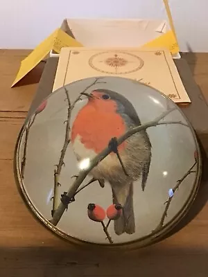 Buy Vintage Robin Bird Glass Paperweight Vintage Nigel Pain P D Whalley RSPB • 8£