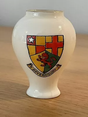 Buy W H Goss Crested China - Ostend Vase - Dovercourt - (Essex) • 3.99£