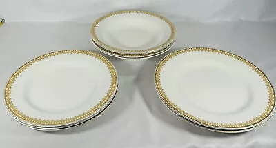 Buy J & G MEAKIN HANLEY ENGLAND ORLEANS Lot - 2 Dinner, 4 Soup, 3 Salad Plates • 37.27£