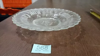 Buy Vintage King George V1 Coronation Glass Serving/ Cake Plate 1937 ~10”wide • 14.99£