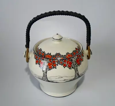 Buy Vintage Crown Ducal Orange Tree Lidded Biscuit Barrel • 89.95£