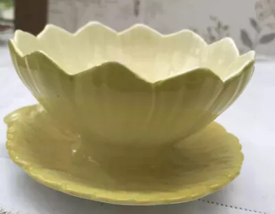 Buy Vintage 1930's Royal Winton Grimwades Desert/Sundae Lilypad Dish -Yellow • 12£