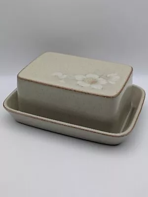 Buy Denby Daybreak Flat Lidded Butter Dish ~ Vintage 1980's Rare • 24.95£