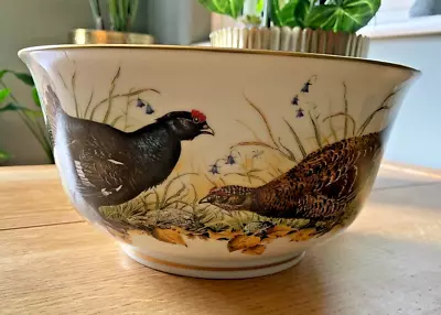 Buy Franklin Porcelain Large Bowl The Game Bird - Basil Ede Japan • 30£