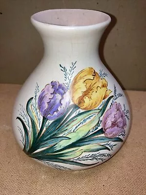 Buy Original Axe Vale Pottery Tulip Flower Vase 7 Inches /6 Inches • 20£