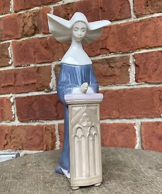 Buy Lladro Meditation # 5502 (Blue) Nun Figurine, Retired EUC • 123.01£