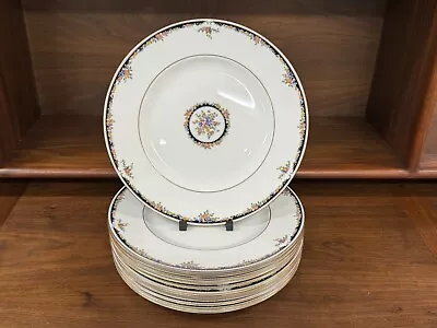 Buy Full Set Of (12) Wedgwood OSBORNE Bone China 10.75” Dinner Plates, R4699 England • 274.92£