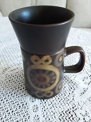 Buy Denby Arabesque Mug Brown Inside Very Good Condition No Damage 5 1/2 Ins Tall  • 15£