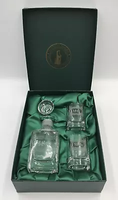 Buy Celtic 18th Engraved Glass Decanter & 2 Shot Glasses Boxed Set By Country Images • 21.99£