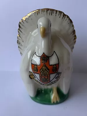 Buy Vintage Carlton China Crested China Turkey. Battle Abbey Crest. VGC. • 4.99£