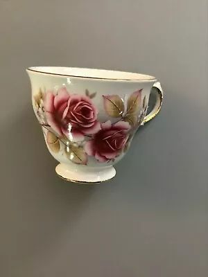Buy Vintage Queen Anne Bone China  Tea Cup Made In England Pink Roses • 18.53£