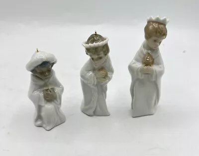 Buy Vintage Lladro Set Of 3 Three Kings Reyes Figurine Ornaments With Original Box • 41.93£