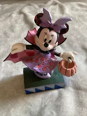 Buy Disney Traditions 6000949 Halloween Violet Vampire Minnie Mouse Figurine • 10£