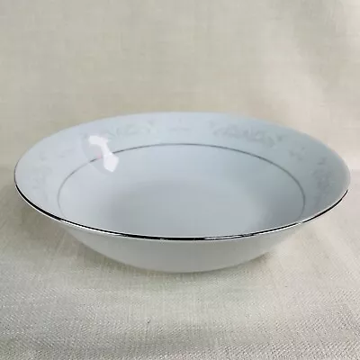 Buy Crown Ming Royal Serving Bowl Dish White Fine China Silver Lace • 8.99£