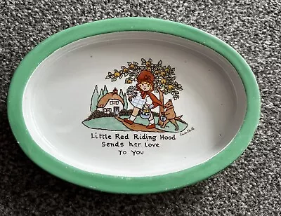 Buy Shelley Linda Edgerton Little Red Riding Hood Nursery Ware Baby’s Plate C.1924 • 9.99£