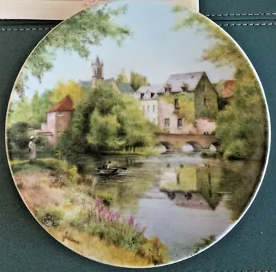 Buy Limoges Collectors Plate Une Journey Au Bird De L'eau, Paysages De France - 1987 • 4.50£