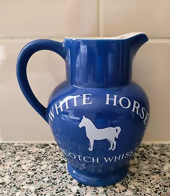 Buy Rare Portmeirion Pottery White Horse Scotch Whisky Advertising Jug Breweriana • 24.95£