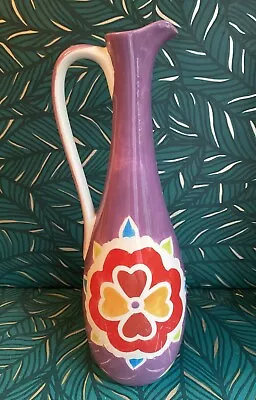 Buy Striking Whittard Of Chelsea Hand Painted Bright Mediterranean Oil Dispenser • 9.99£