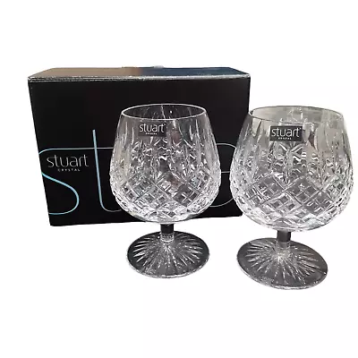 Buy Stuart Crystal Shaftesbury  Brandy Glasses Pair • 9.99£