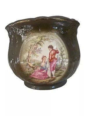 Buy 1970s Staffordshire England Jardiniere OldCourt Ware Courting Flower Pot Planter • 29.99£